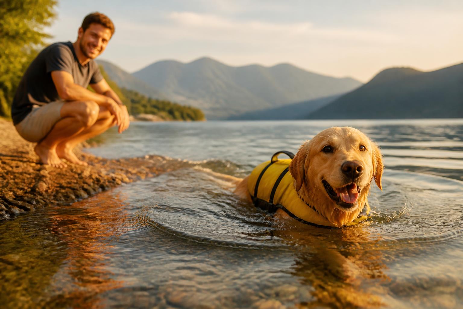 Come introdurre il cane al nuoto in sicurezza