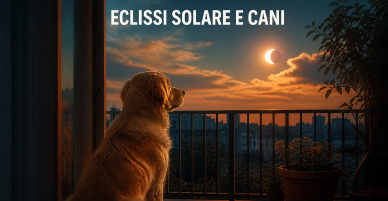 L'eclissi solare è pericolosa per i cani?