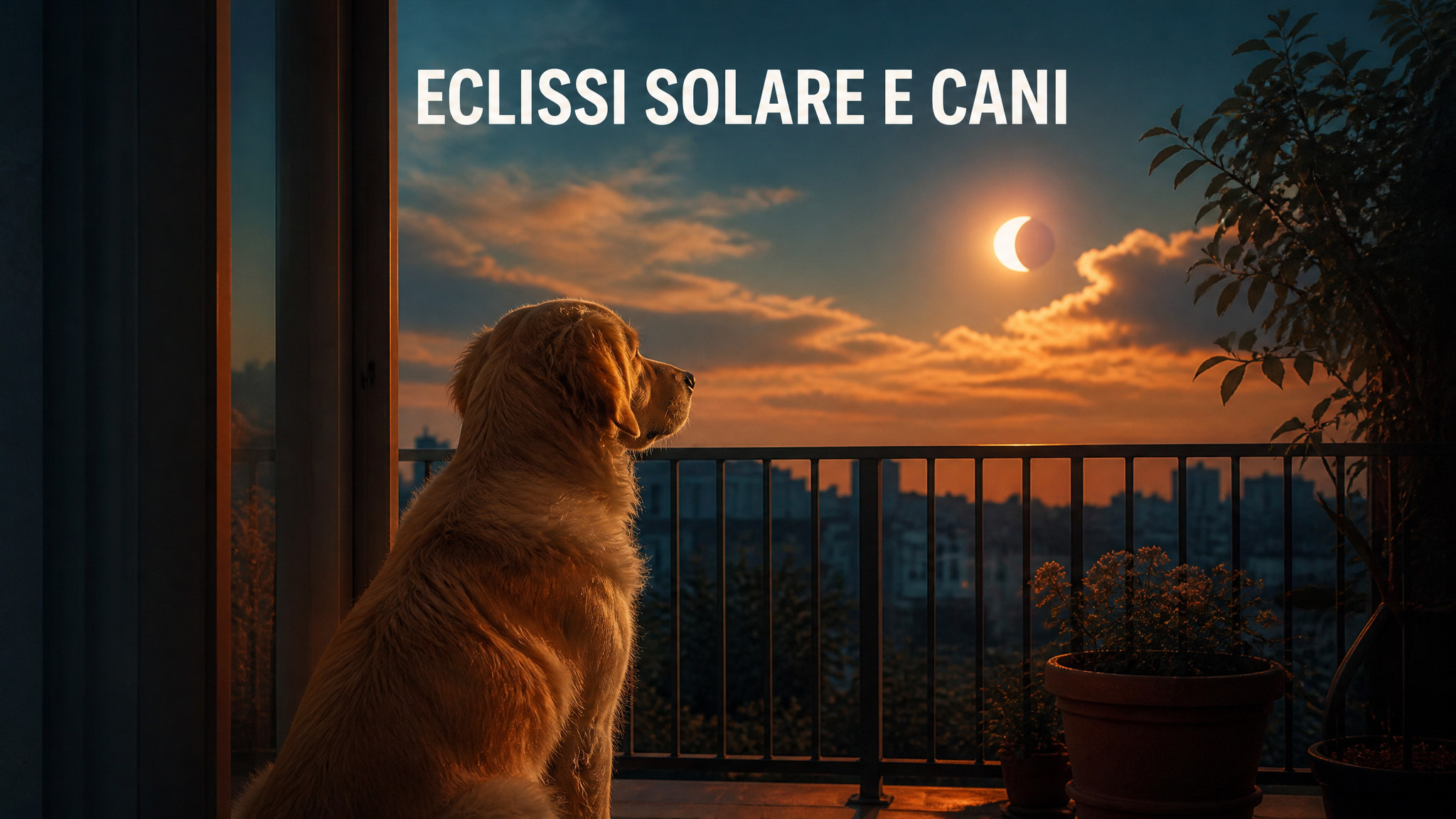 L’eclissi solare è pericolosa per i cani?