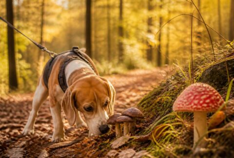 Funghi tossici e cane, cosa sapere prima delle passeggiate nei boschi