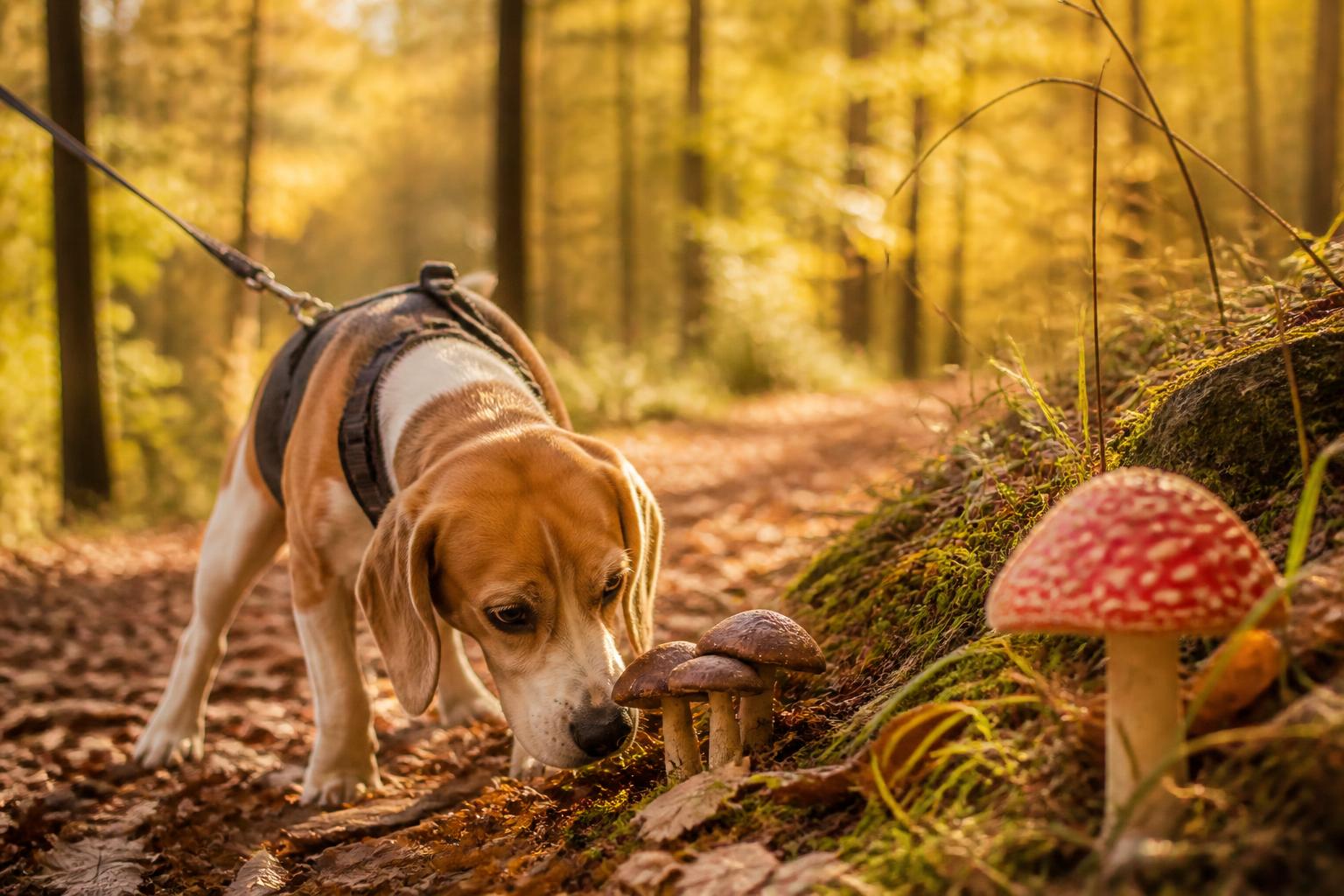 Funghi tossici e cane, cosa sapere prima delle passeggiate nei boschi