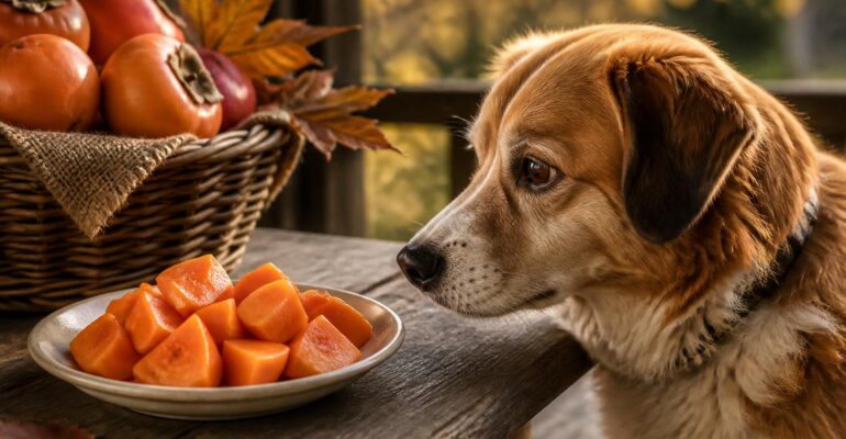Il cane può mangiare i cachi? Quantità, rischi e precauzioni