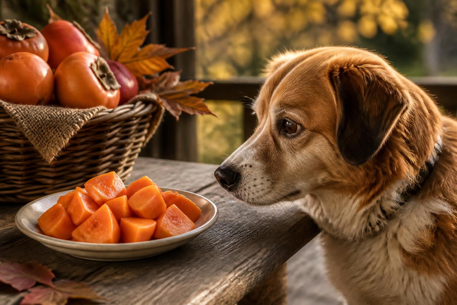 Il cane può mangiare i cachi? Quantità, rischi e precauzioni