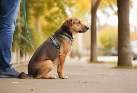 Il cane si blocca in passeggiata, perché tirarlo non risolve