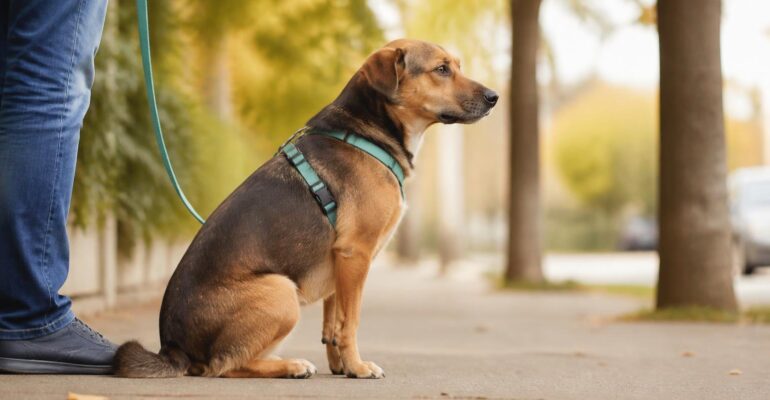 Il cane si blocca in passeggiata, perché tirarlo non risolve
