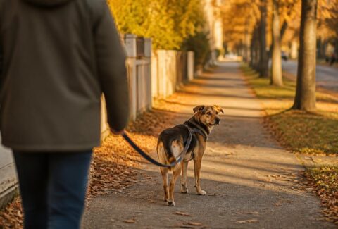 Il cane vuole tornare a casa durante la passeggiata, perché ascoltarlo